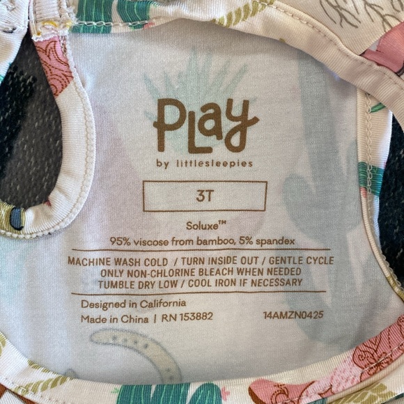 Little Sleepies girl’s Ready to Rodeo romper - Picture 6 of 8